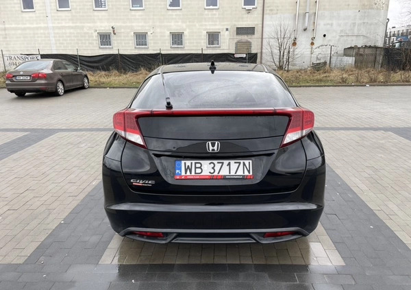 Honda Civic cena 47000 przebieg: 153000, rok produkcji 2014 z Praszka małe 137